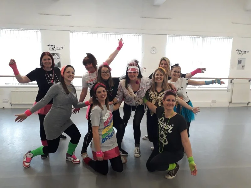 ABBA hen party dance class in Bournemouth