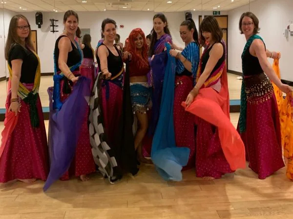 Belly Dance hen party dance class in Bournemouth