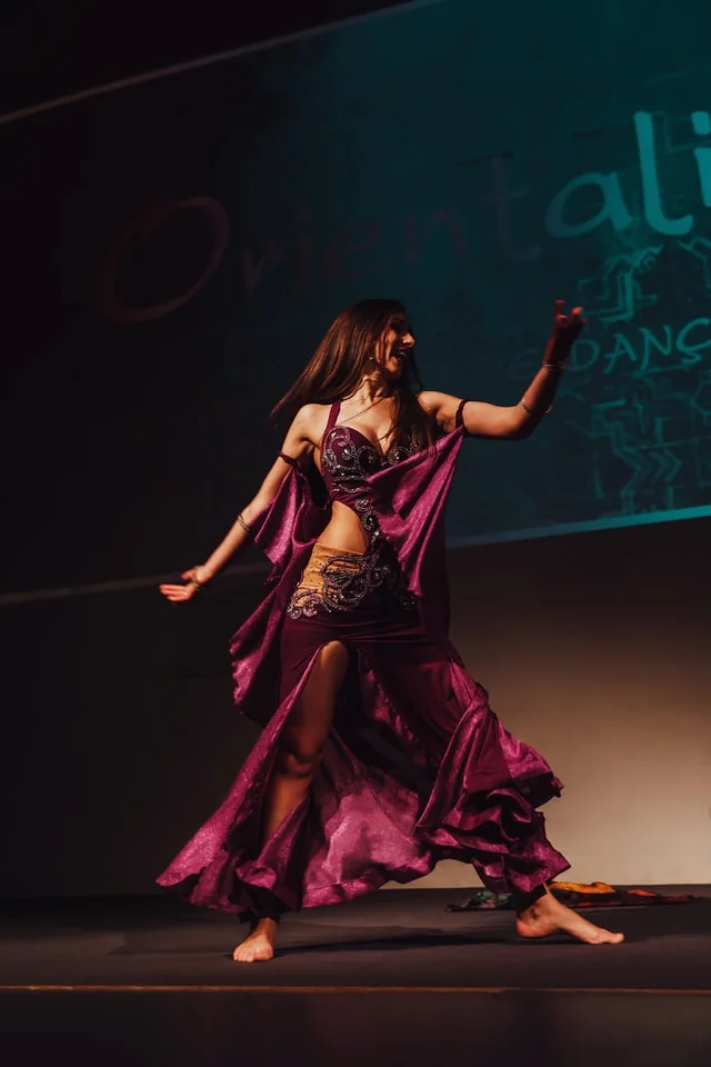 Adults dancing Bollywood at a weekly class in Bournemouth