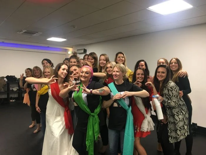 Bollywood hen party dance class in Bournemouth